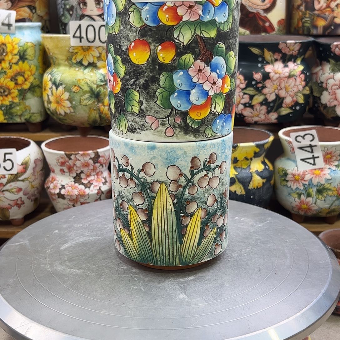 景德镇炫彩手绘口9.5