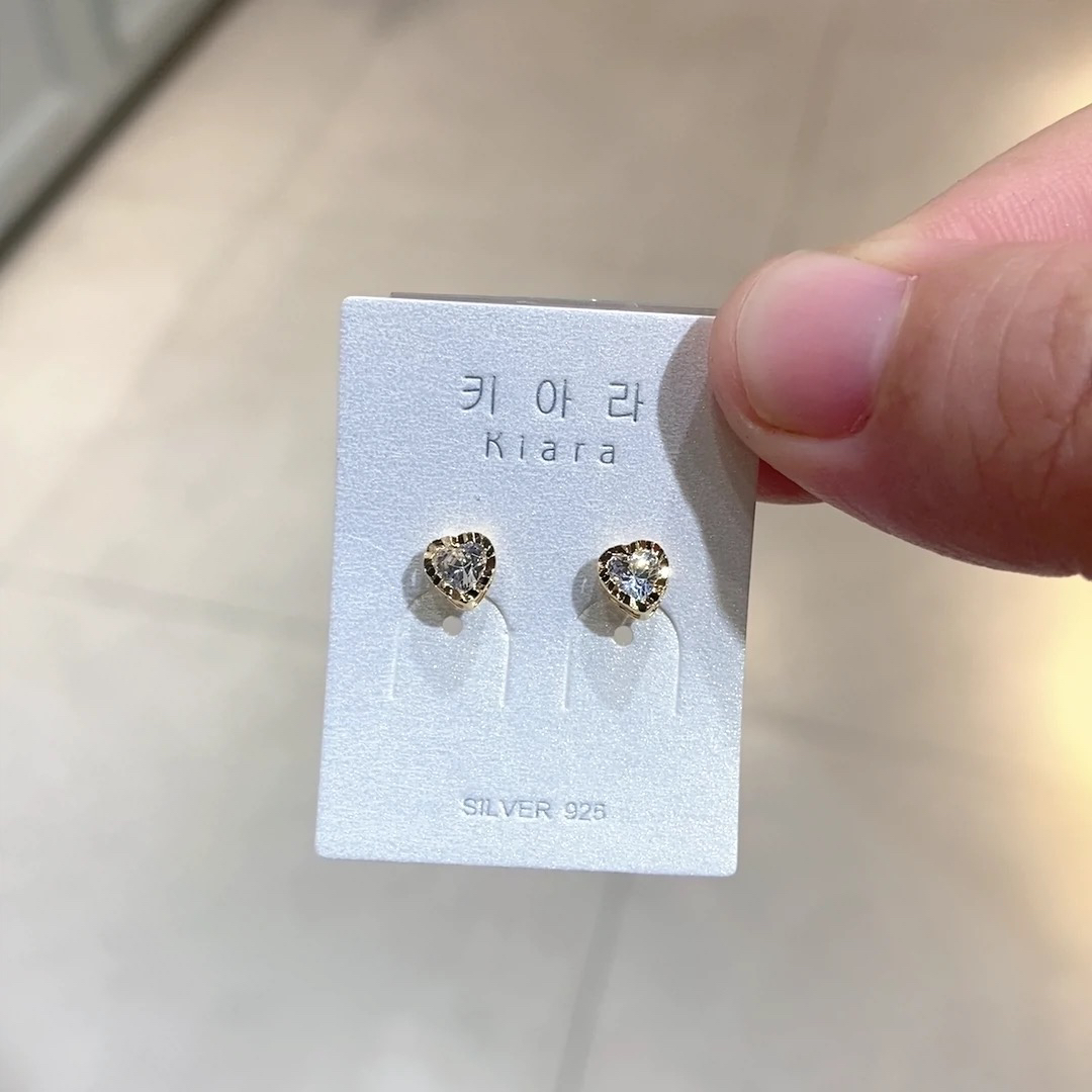 925银耳饰 4183 琪娅拉品牌新款s925纯银螺丝帽耳钉养耳耳环
