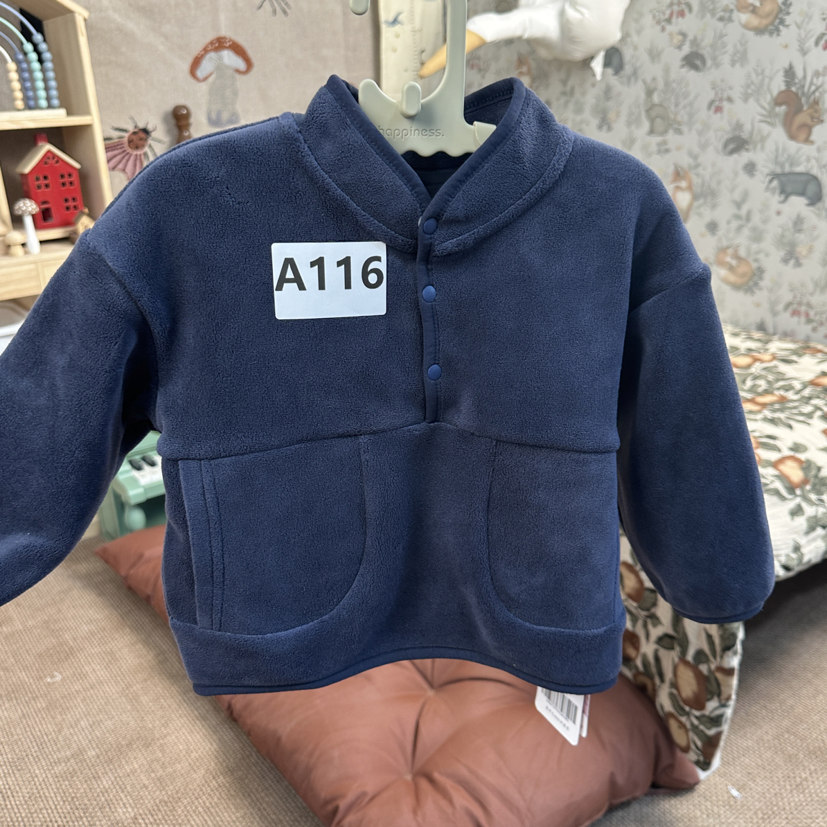 A116儿童外套藏蓝色