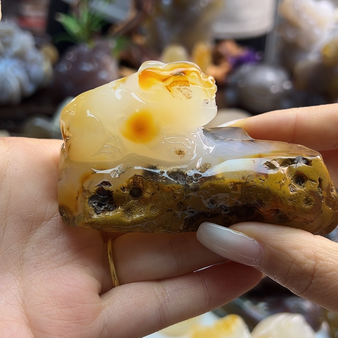玛瑙/玉髓未镶嵌颈饰
