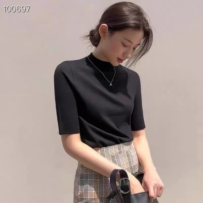 24108克重280克加厚棉质匹马棉五分袖