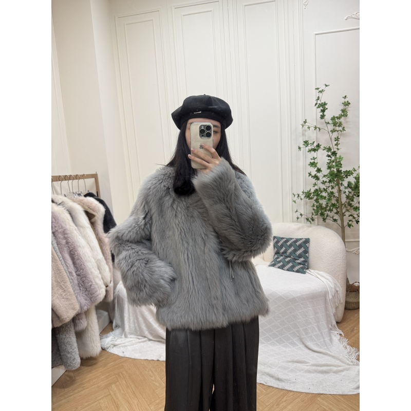 凯姨【秋日絮语】宽松休闲百搭高品质托斯卡纳皮毛一体外套