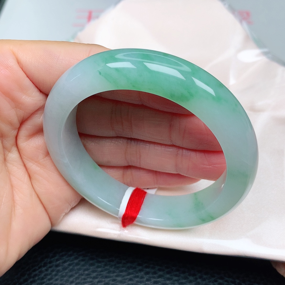 未镶嵌手镯翡翠阳绿新品10