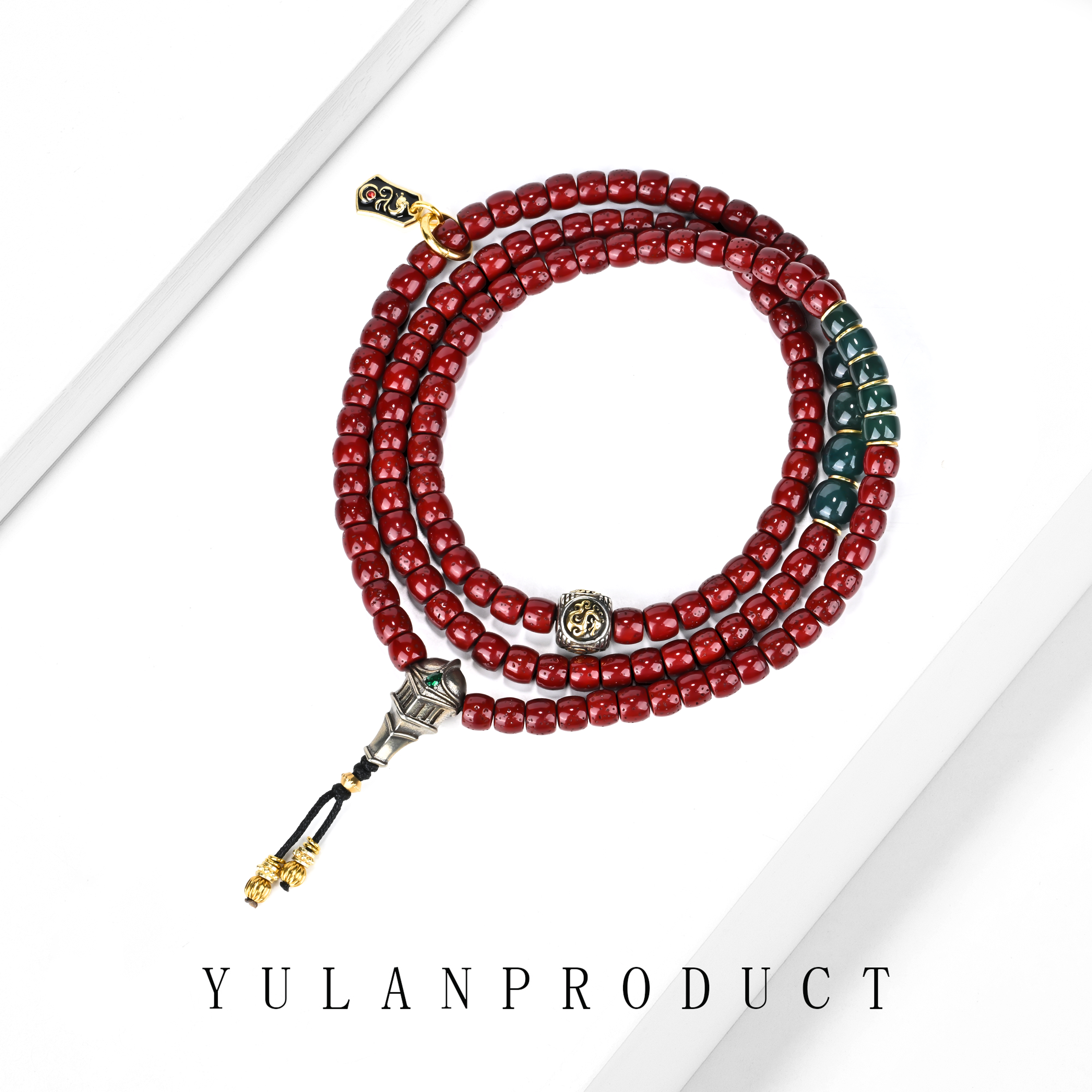 龙虎山「将军·四象守疆 」朱供星月直切6mm脖挂满配