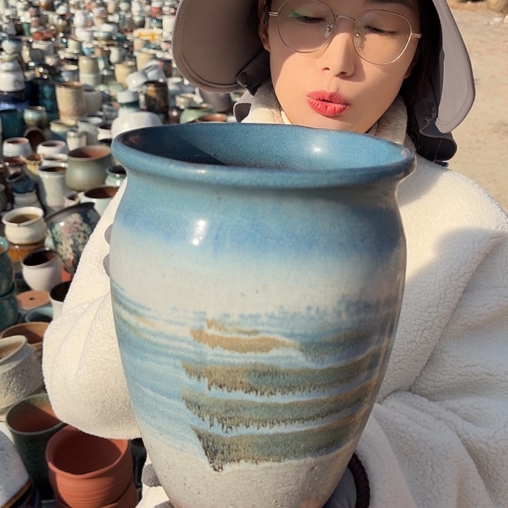 口18高22一颗微瑕花盆