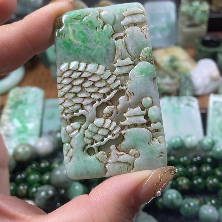 翡翠颈饰未镶嵌0000000000000