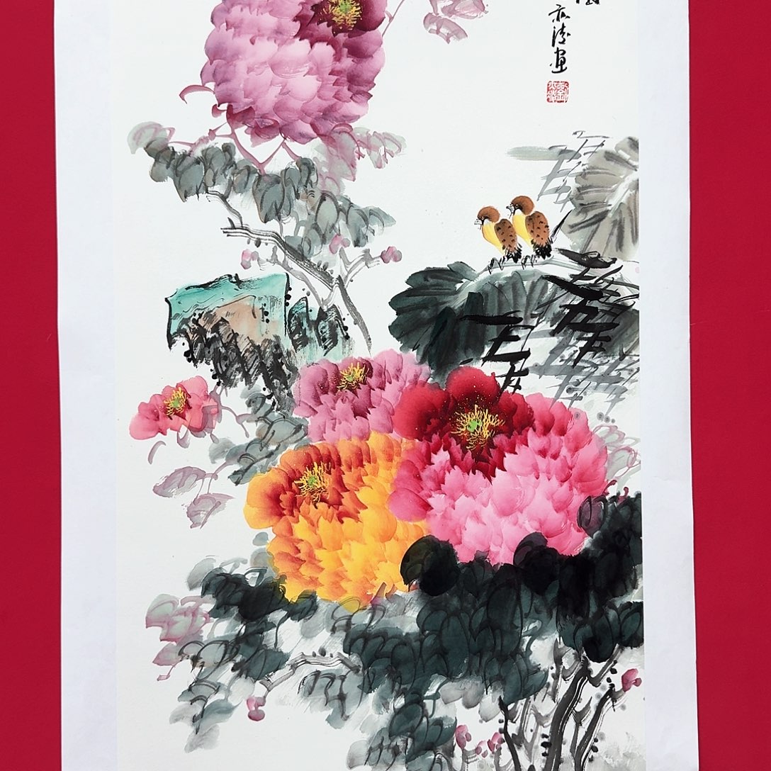 国画刘老师5平尺精品