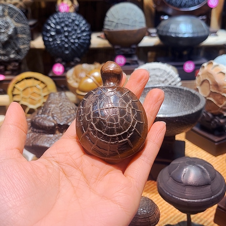 这***！石材龟纹石小龟龟