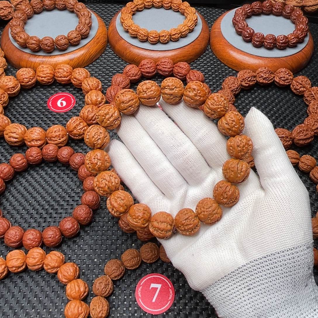 家***仔手串文玩核桃龙脊