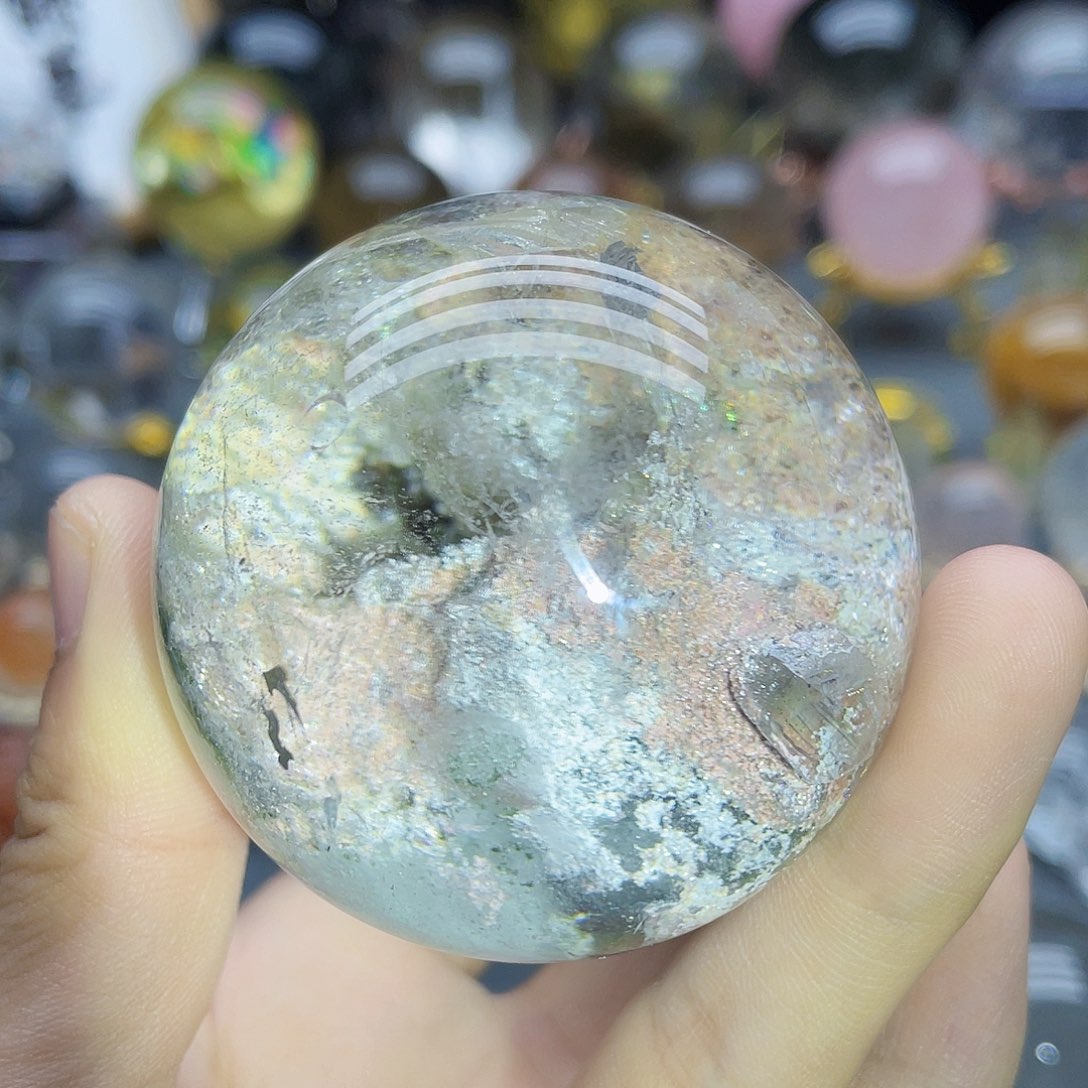 未镶嵌珠宝半成品水晶天然水晶54.5mm