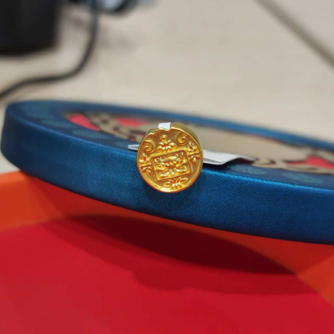 【莹莹专享】足金999饰品 五路财神吊坠 GP 0.51