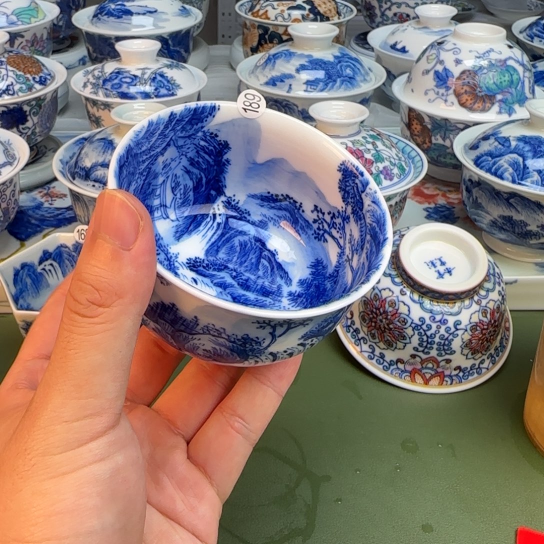 彦祖纯手工手绘茶具189