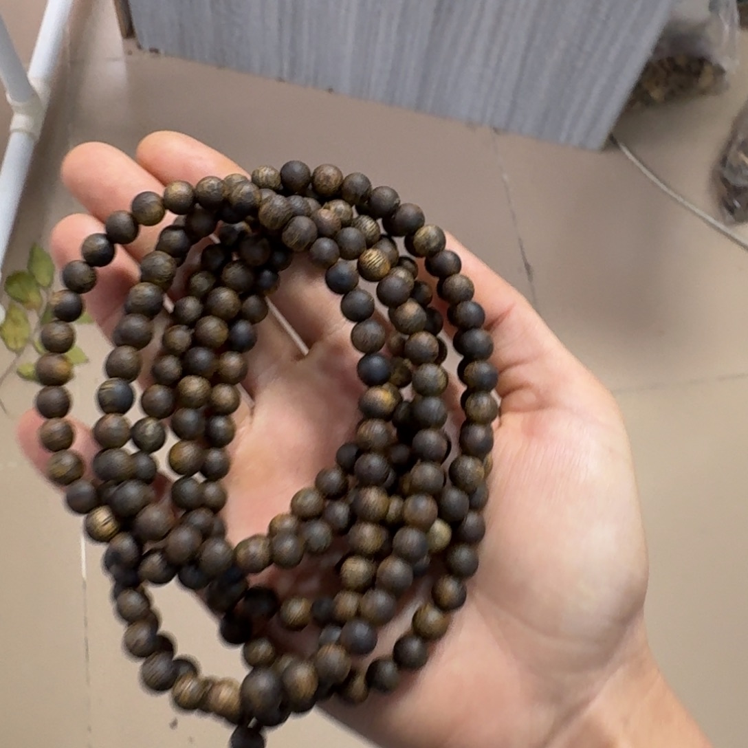 沉香手串绿奇楠多圈0.7-20多样性发一条