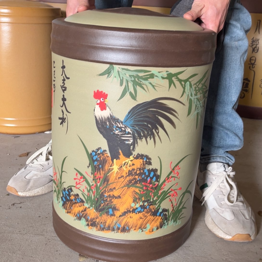 茶叶罐紫砂23 饼茶叶罐