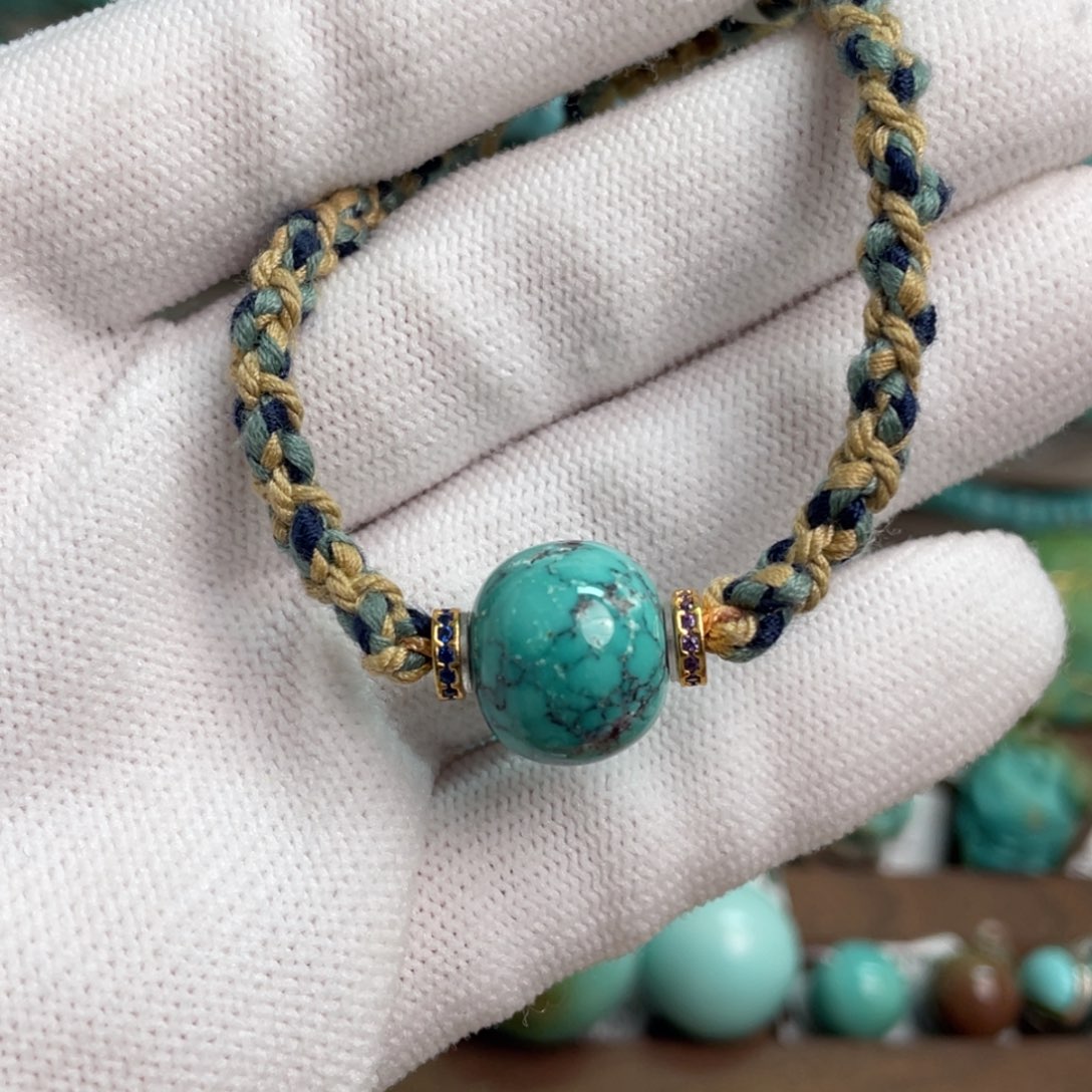 绿松石未镶嵌路路通手绳14