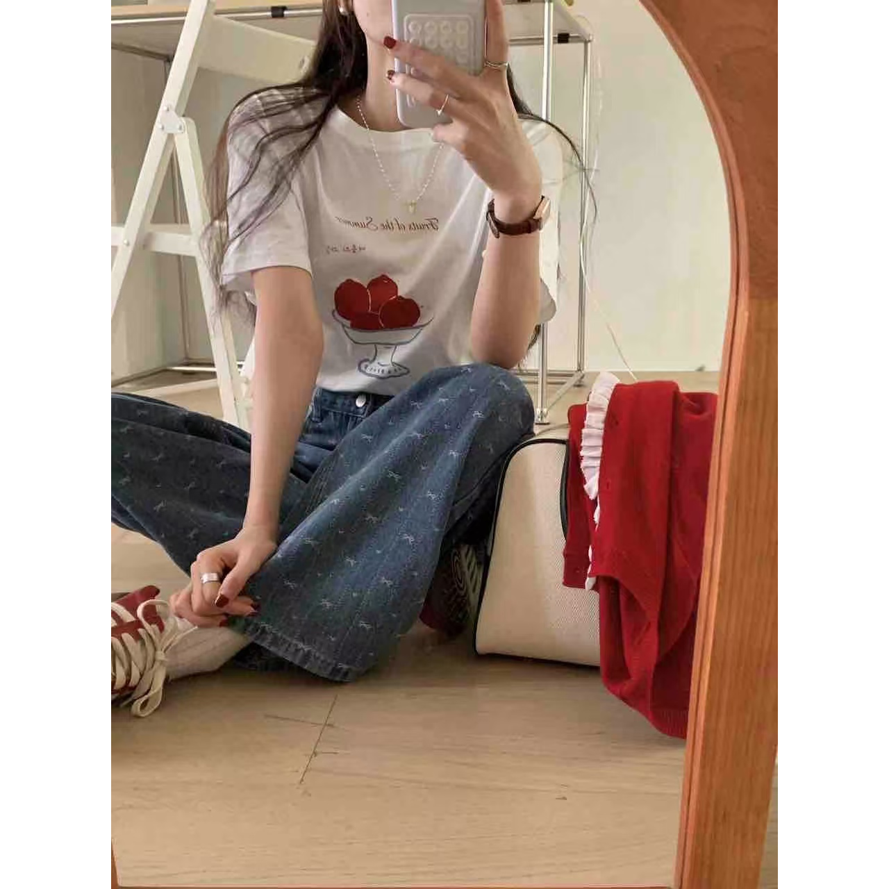 2546白色半袖T恤