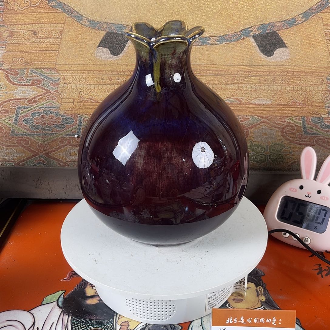 摆件用****7石榴尊摆件赏评11