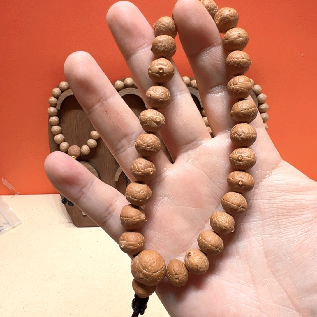 再***春凤眼菩提吊坠12mm凤眼菩提实心手持