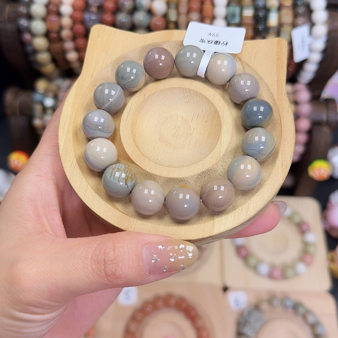 玛瑙/玉髓手串未镶嵌3