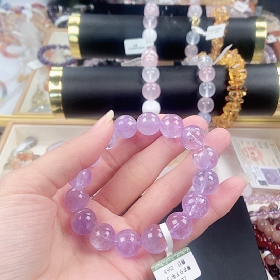 未镶嵌手链水晶克鲁兹薰衣草