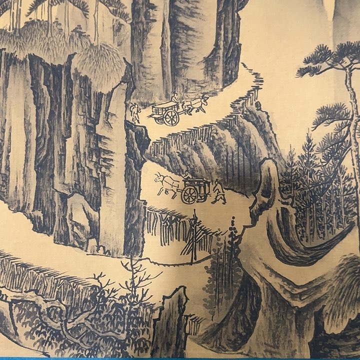 绘画J*静山水作品，精品挂画