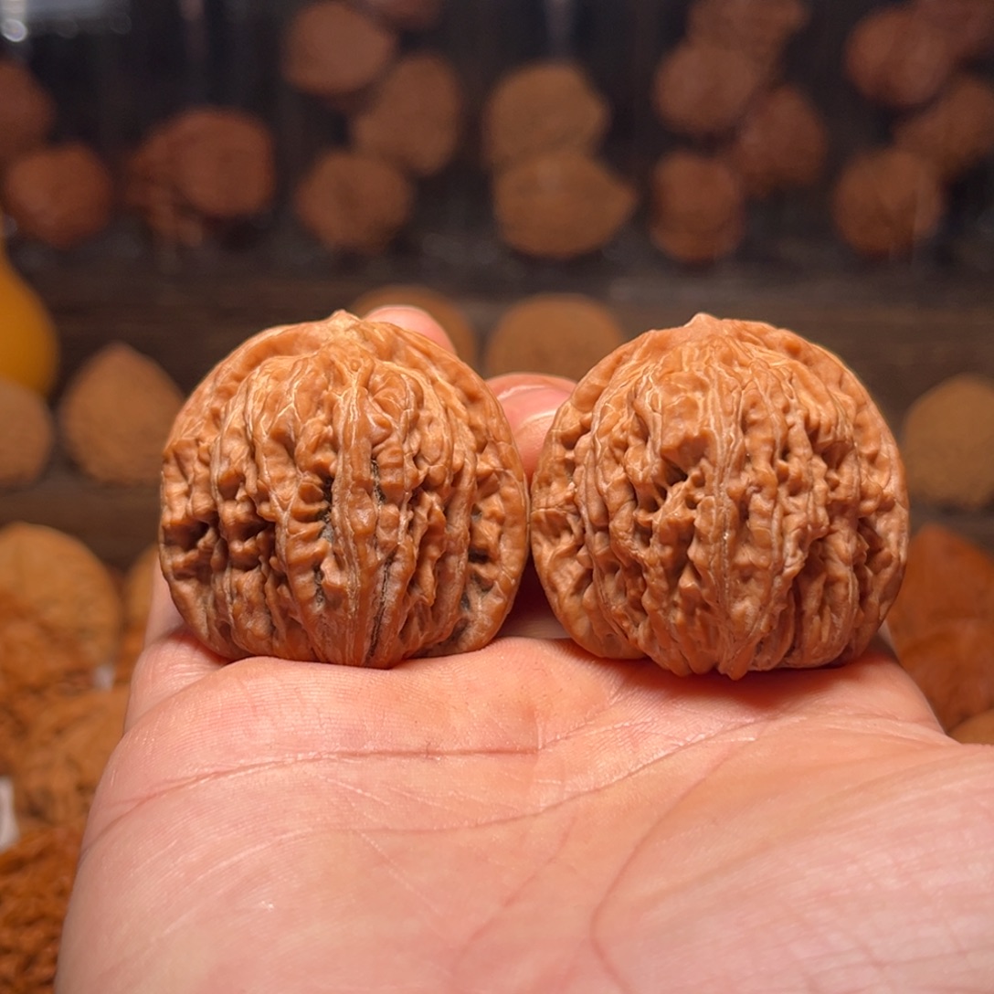 土***海吊坠文玩核桃陕西楼