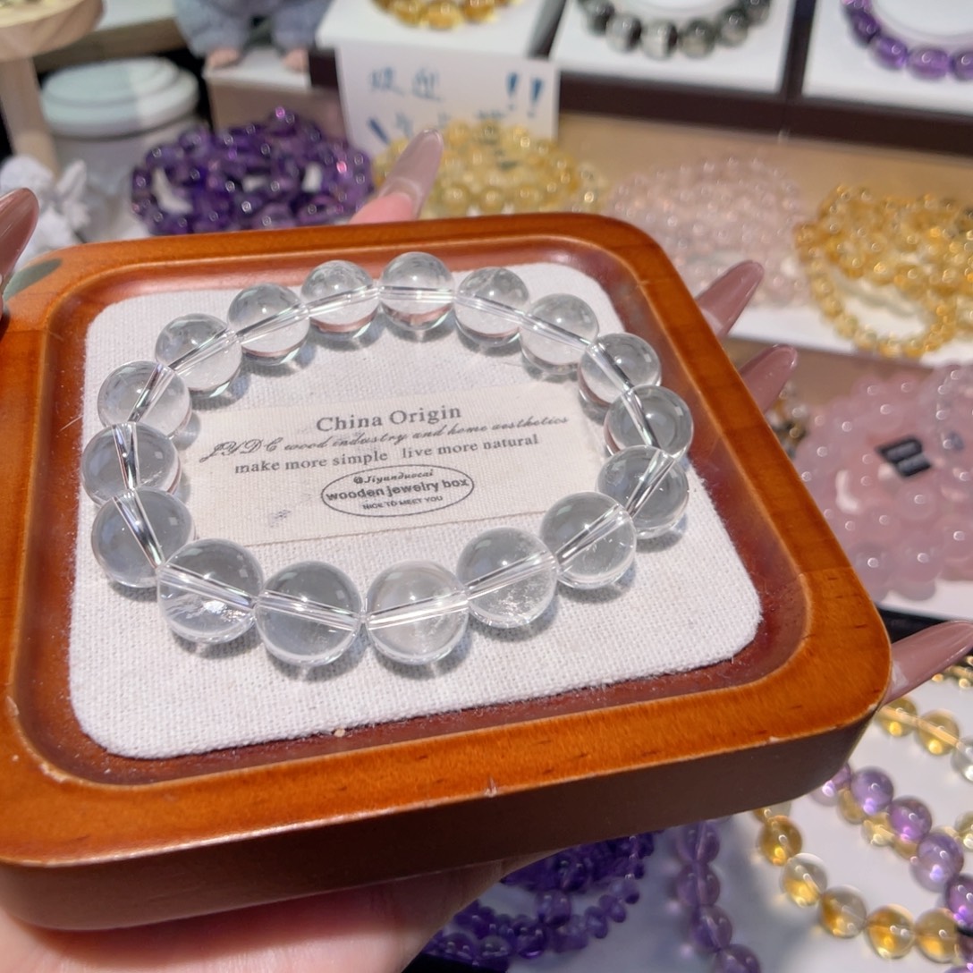 水晶手链未镶嵌白水晶12