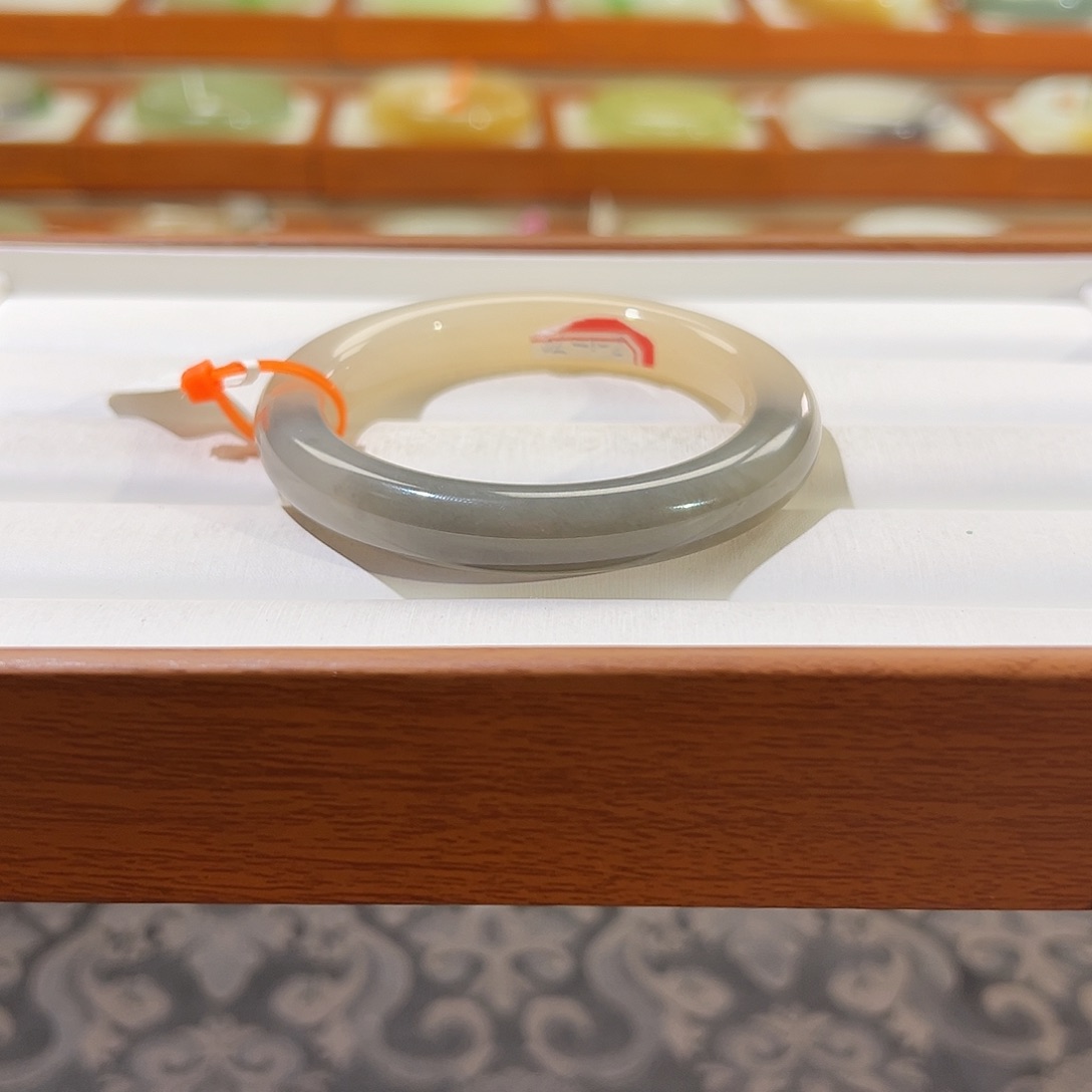 和田玉手镯未镶嵌  【粉紫】