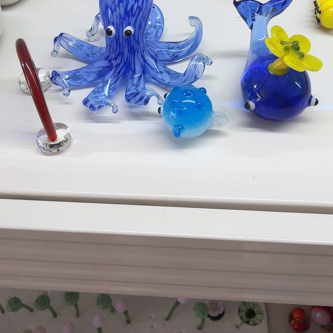 钟***离琉璃手工艺品小摆件