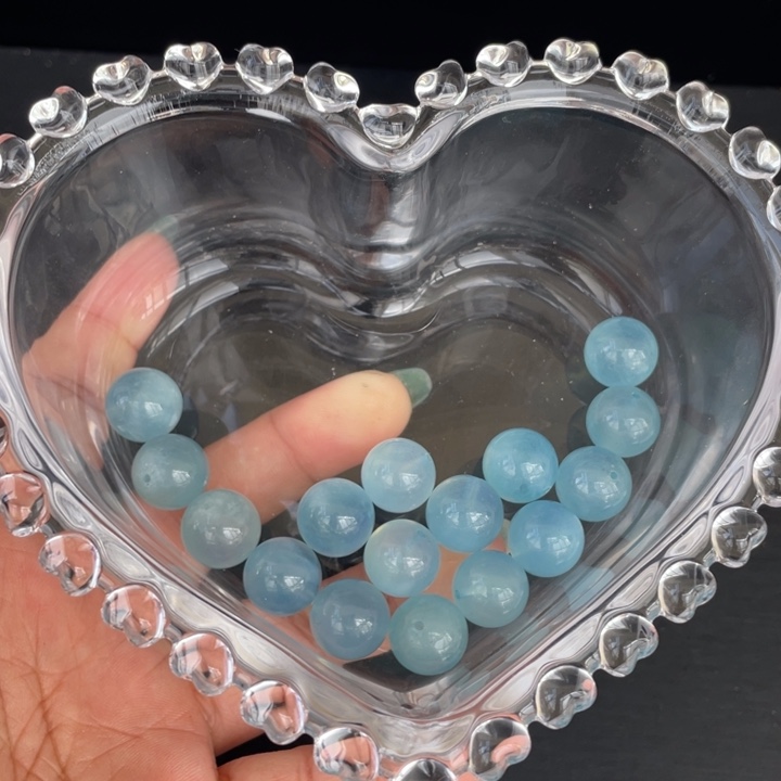 水晶手串未镶嵌13mm蓝天白云单珠多样性发其一