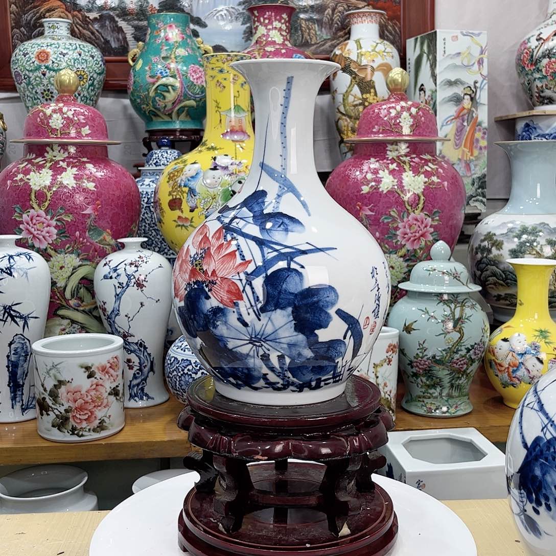 马***奥摆件景德镇的陶瓷