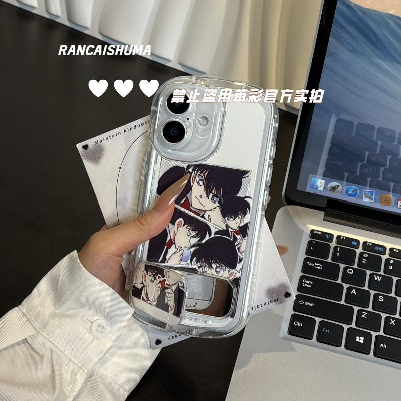 江户川柯南适用苹果华为小米iPhone16151413promax专用防摔手机壳