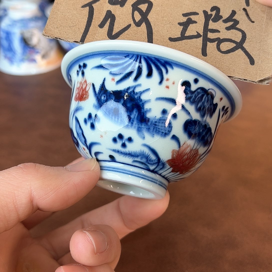 杯景德镇全手工手绘陶瓷