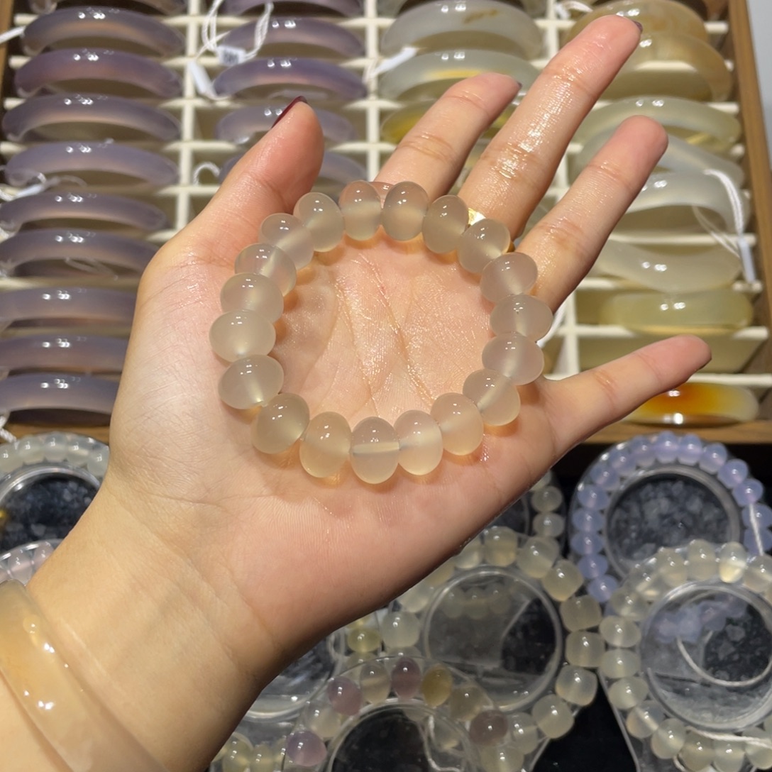 嘻***嘻玛瑙/玉髓未镶嵌手链