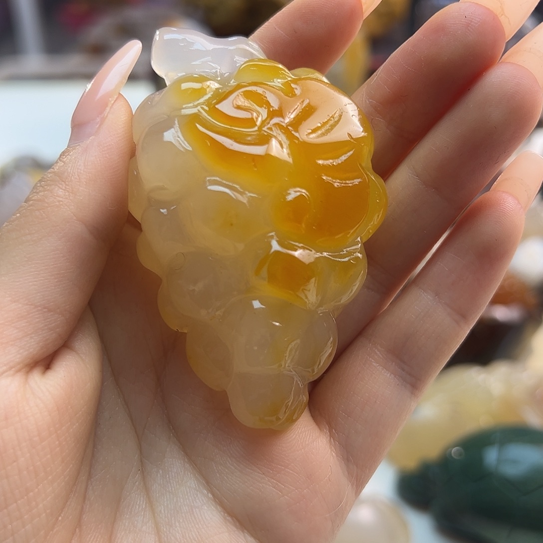 玛瑙/玉髓合金颈饰