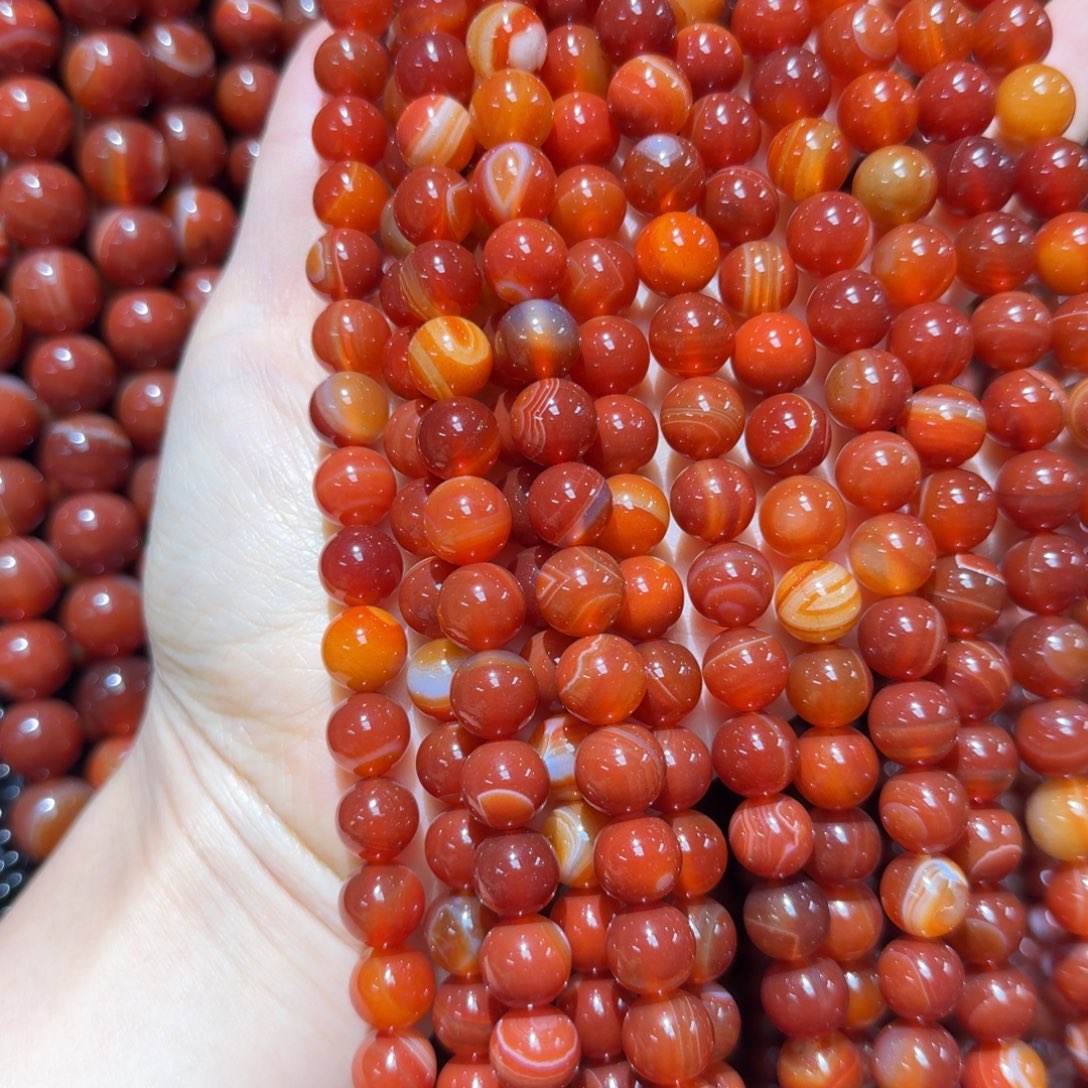 查罗石合金珠宝半成品卡10红