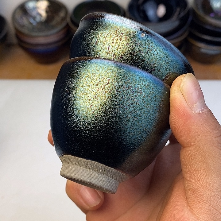 茶盏魏远财 建盏 手工制作