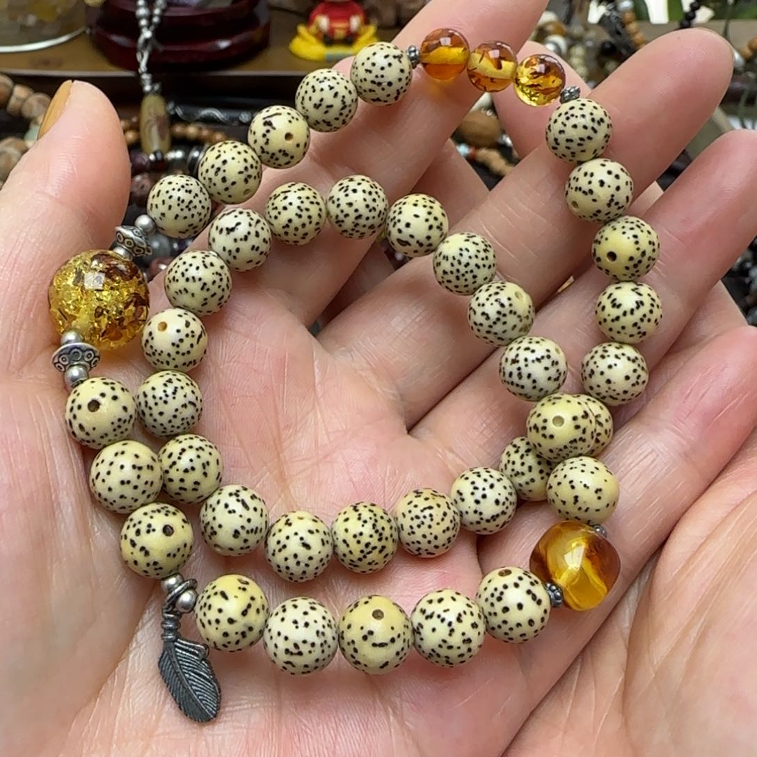 吊坠凤眼菩提双圈