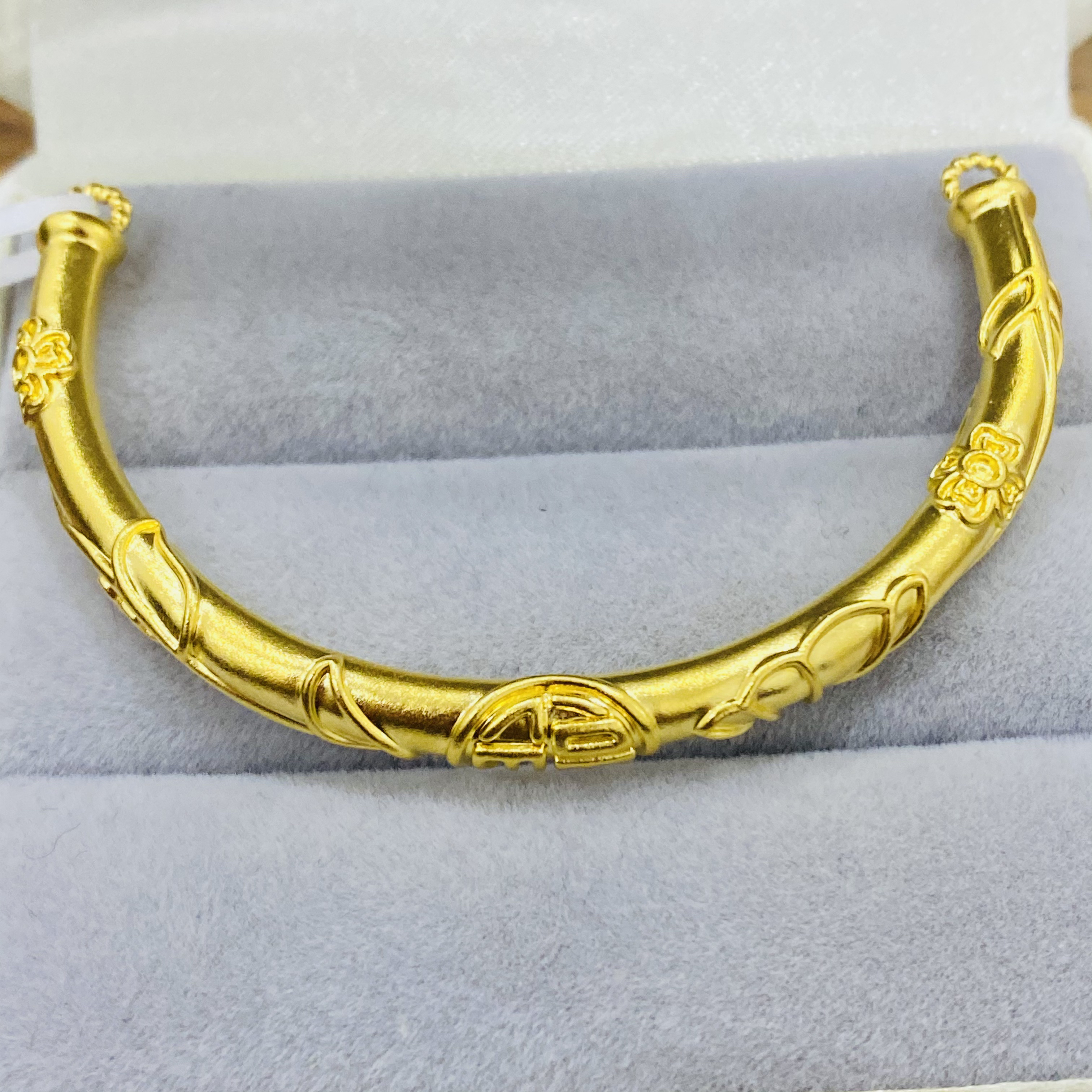 【莹莹专享】足金999饰品 福字半镯 1.70 GP