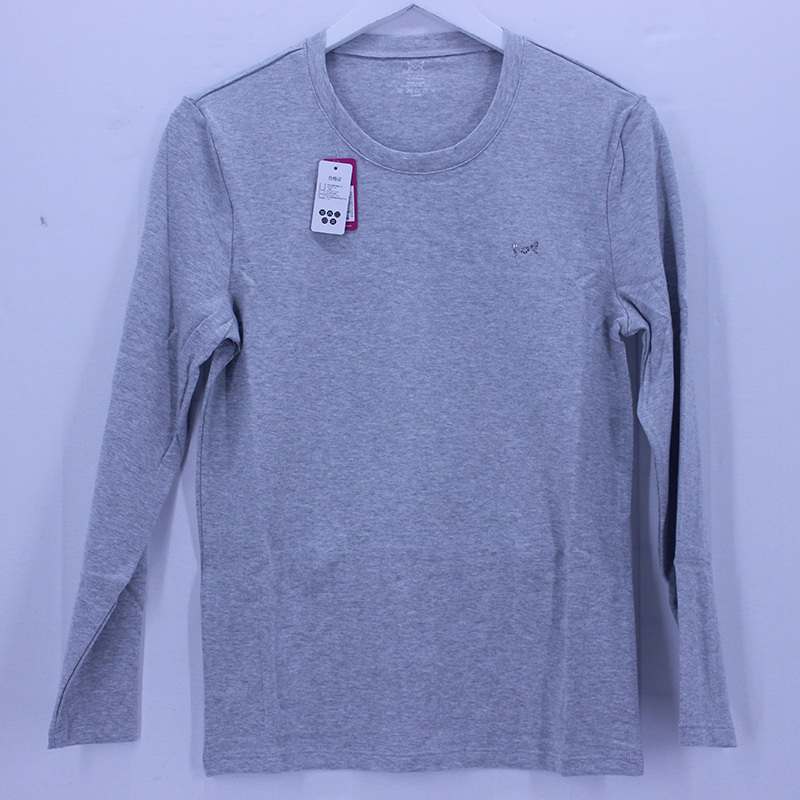 【品牌清仓】男士精梳棉纯棉双面磨毛圆领上衣秋打底衫MSU461109