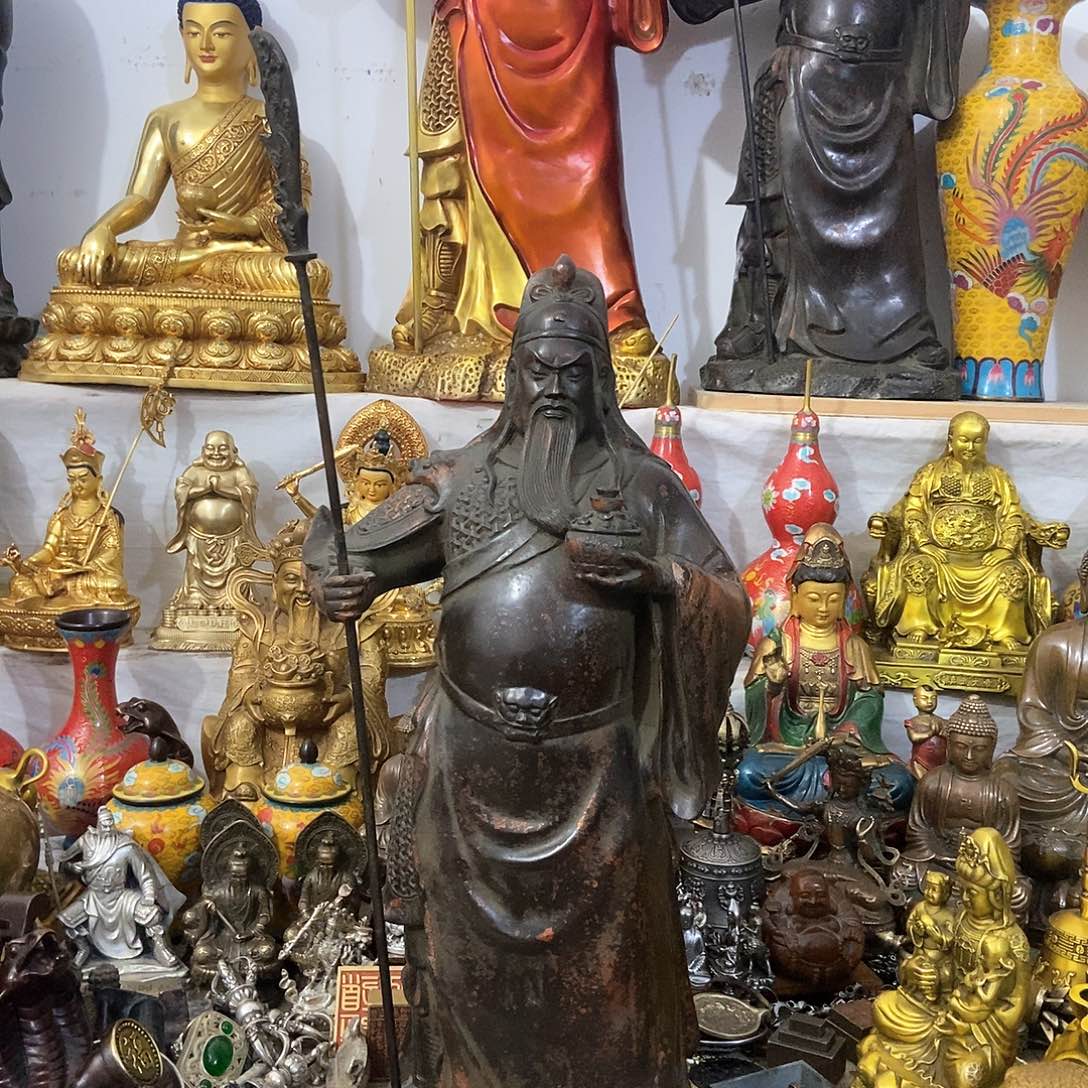 用****下朝阳黄铜摆件，老杨黄铜