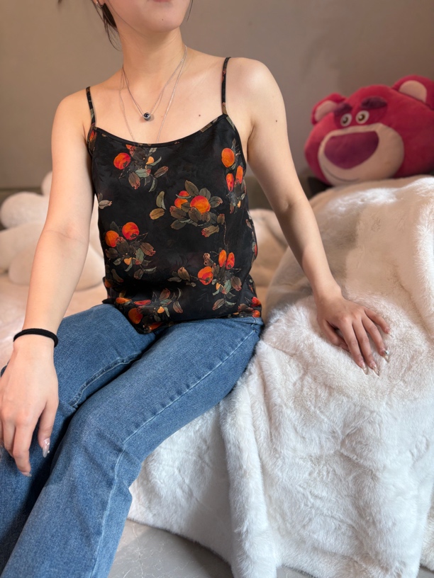 吊带内搭  满分桑蚕丝香云纱（来料加工手工费）99