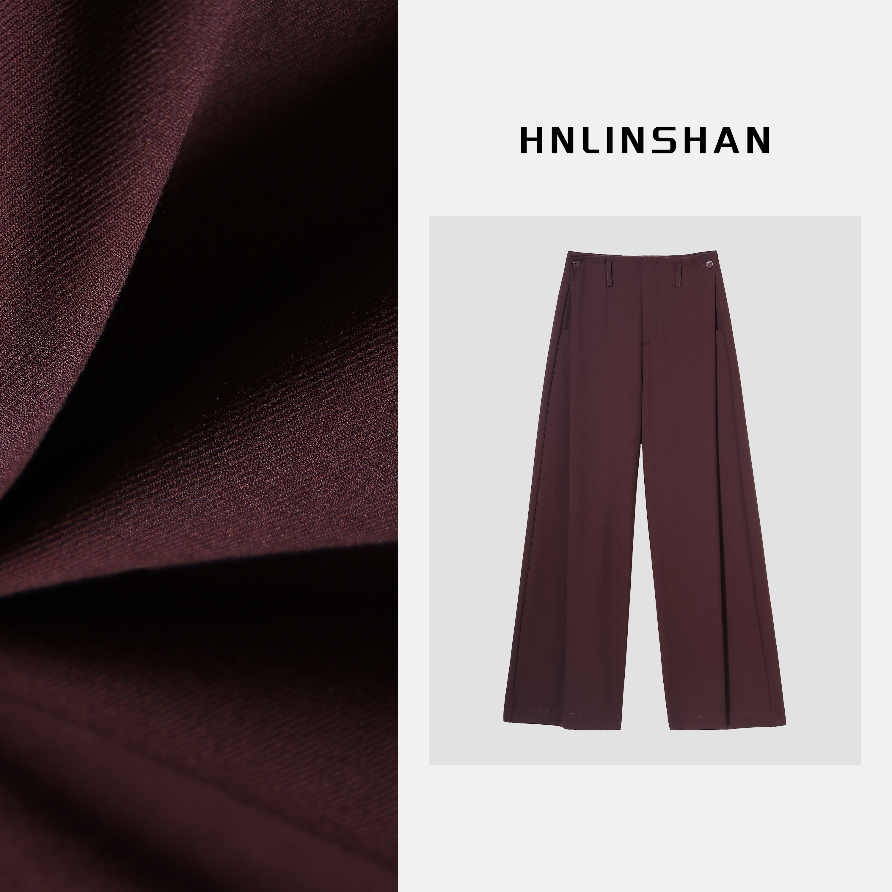 清【热烈】设计感休闲直筒裤BQK2008