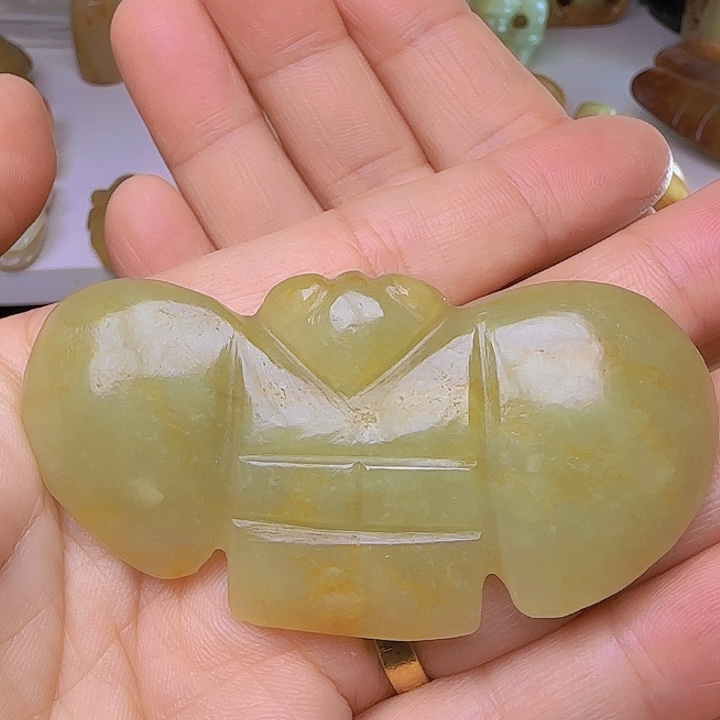 和田玉吊坠(不含链)未镶嵌