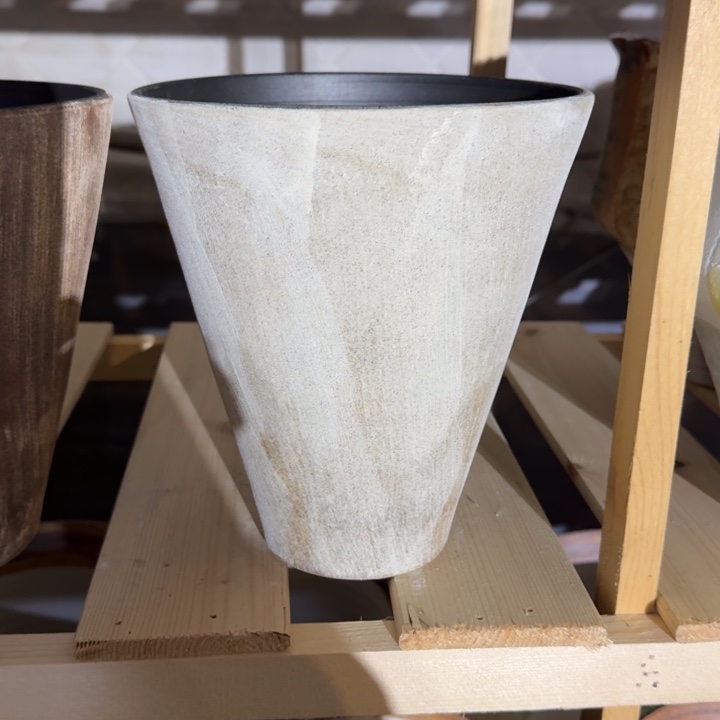 三***丫景德镇桌面陶瓷花盆