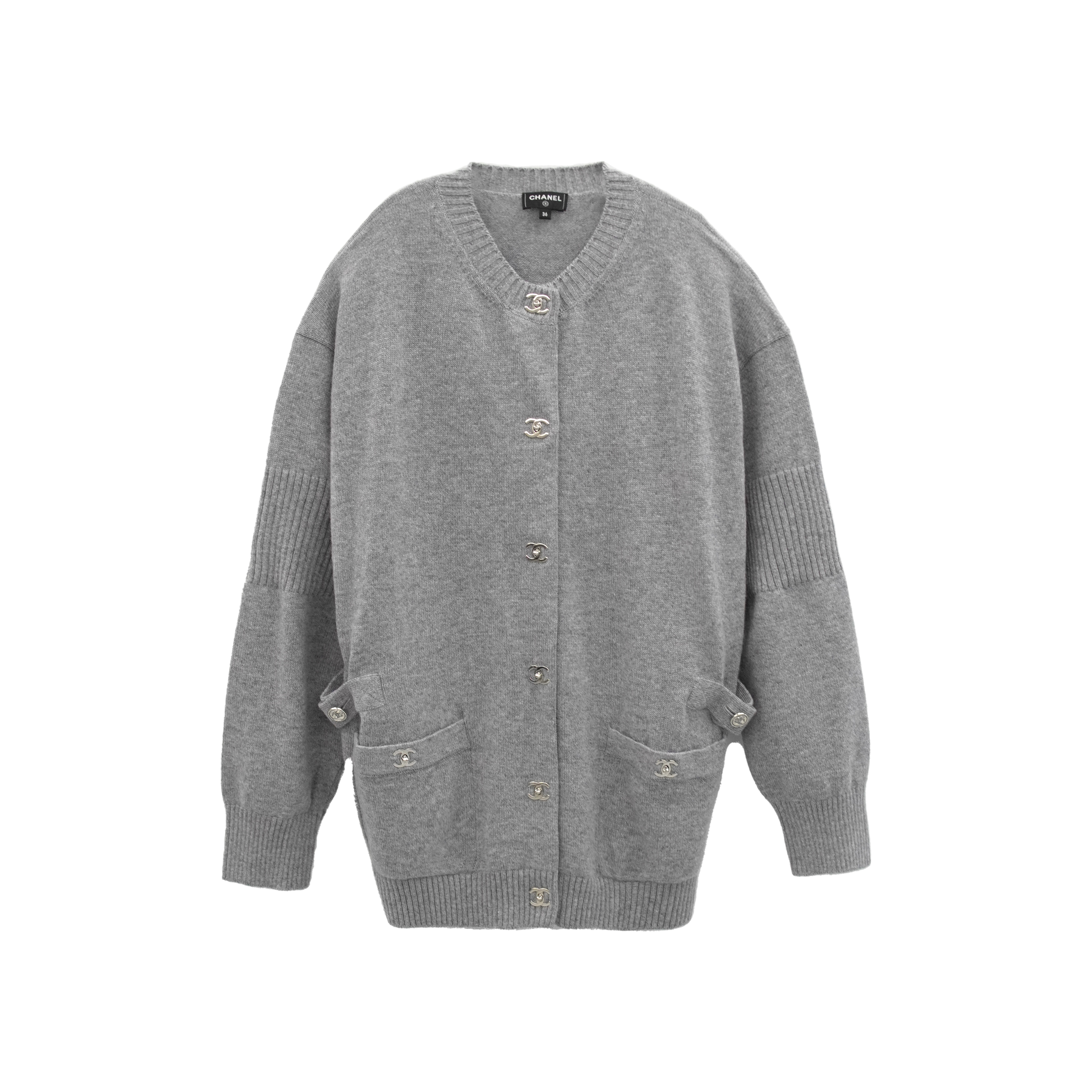 未使用 Chanel/香奈儿 24B书包扣口袋开衫