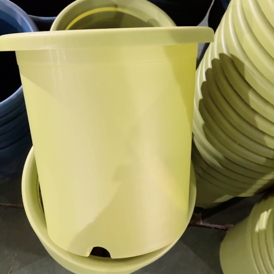 树脂四季盆7#无拖微瑕果绿6