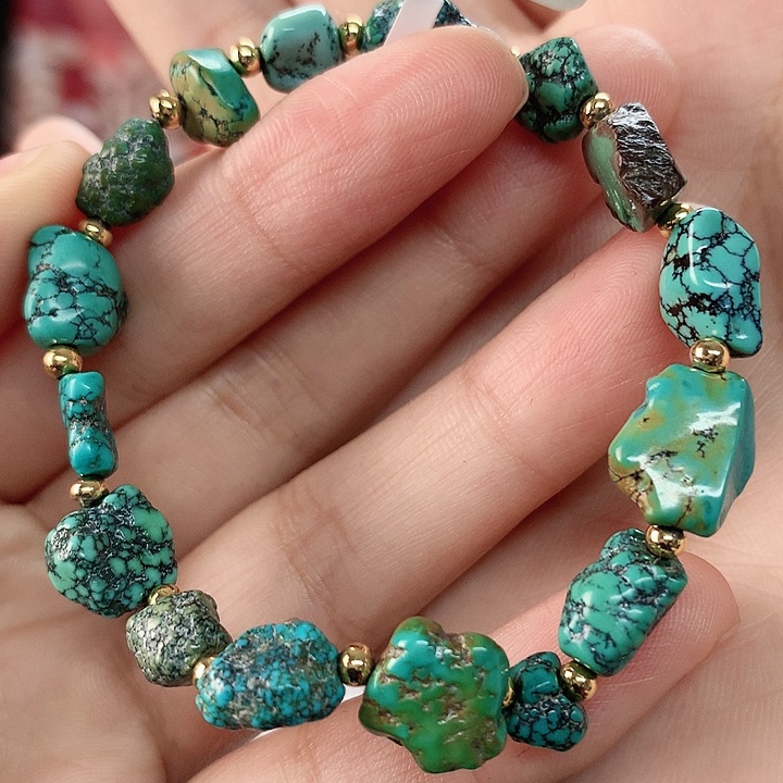 未镶嵌绿松石珠宝奇石