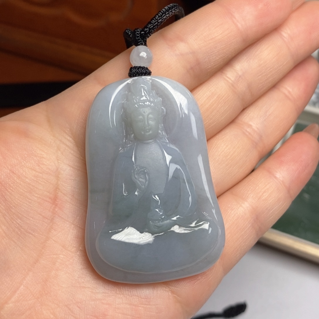 翡翠颈饰未镶嵌缅甸天然翡翠