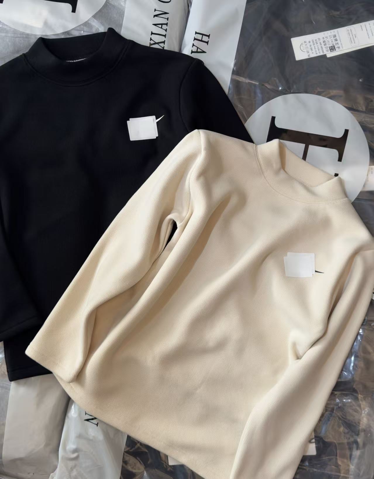 77113高品质青少年一体绒卫衣打底